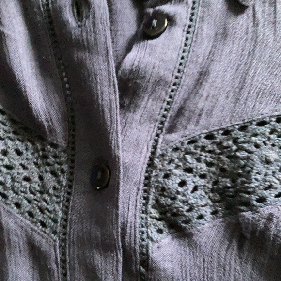 Roaman’s navy tunic. Size 12w - Picture 7 of 9